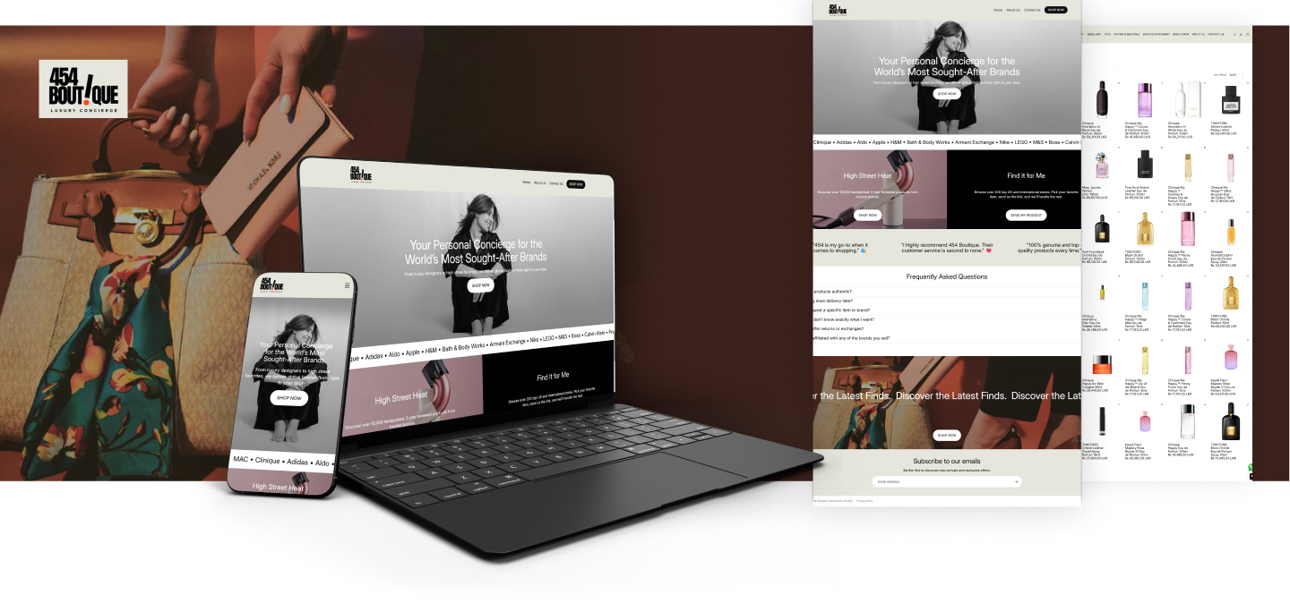 e commerce website design sri lanka 454 desktop