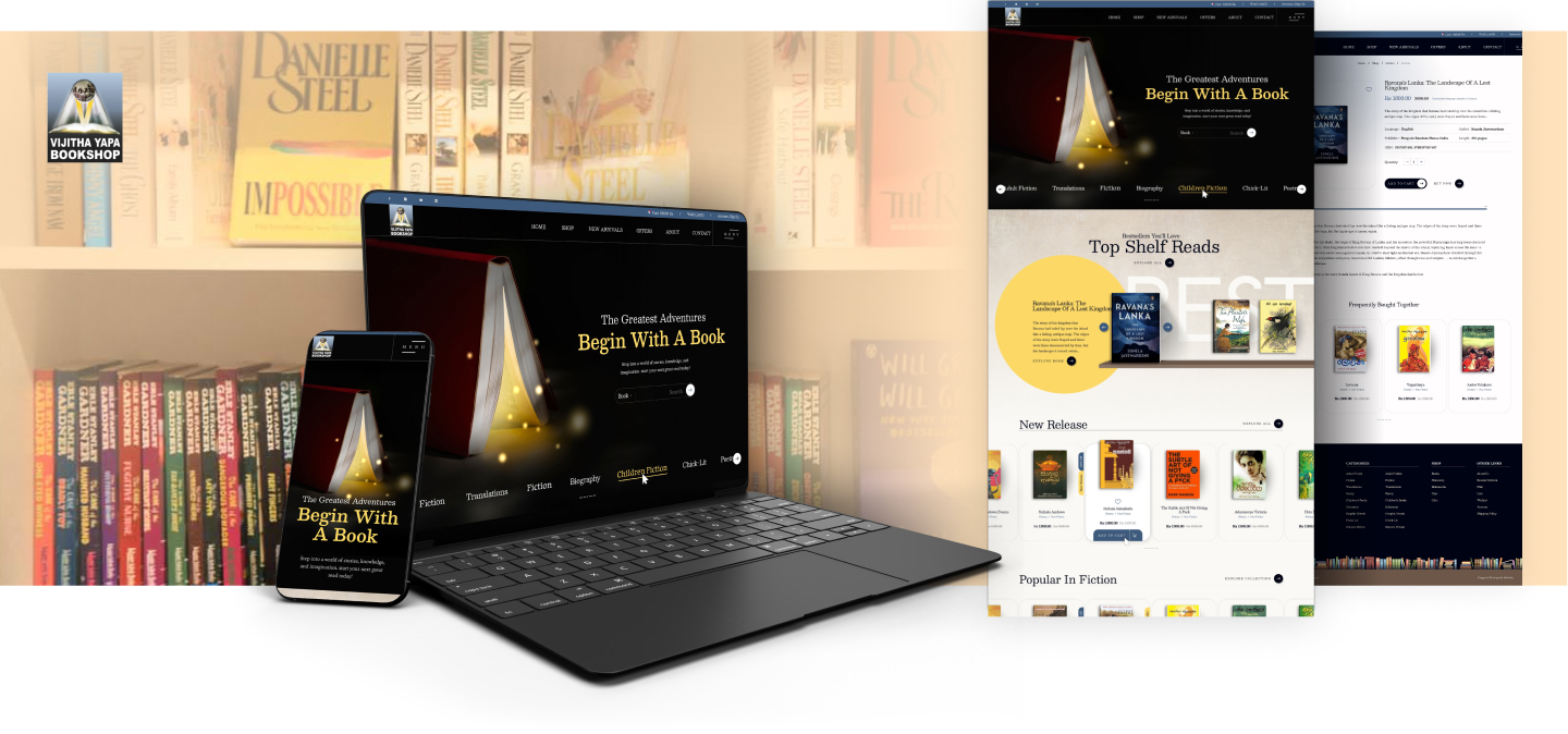 e commerce website design sri lanka wijitha yapa desktop