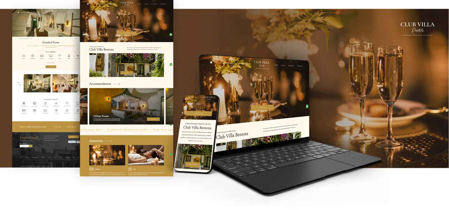 hotel website design