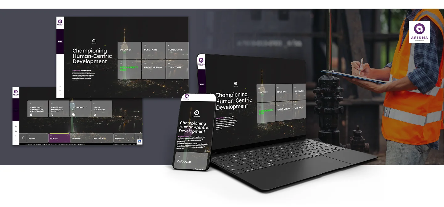 website design for manufacturing companies