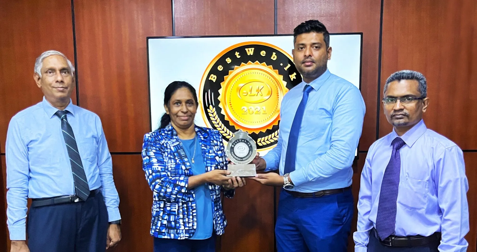 Best Web Developer Award by Best Web LK 2021
