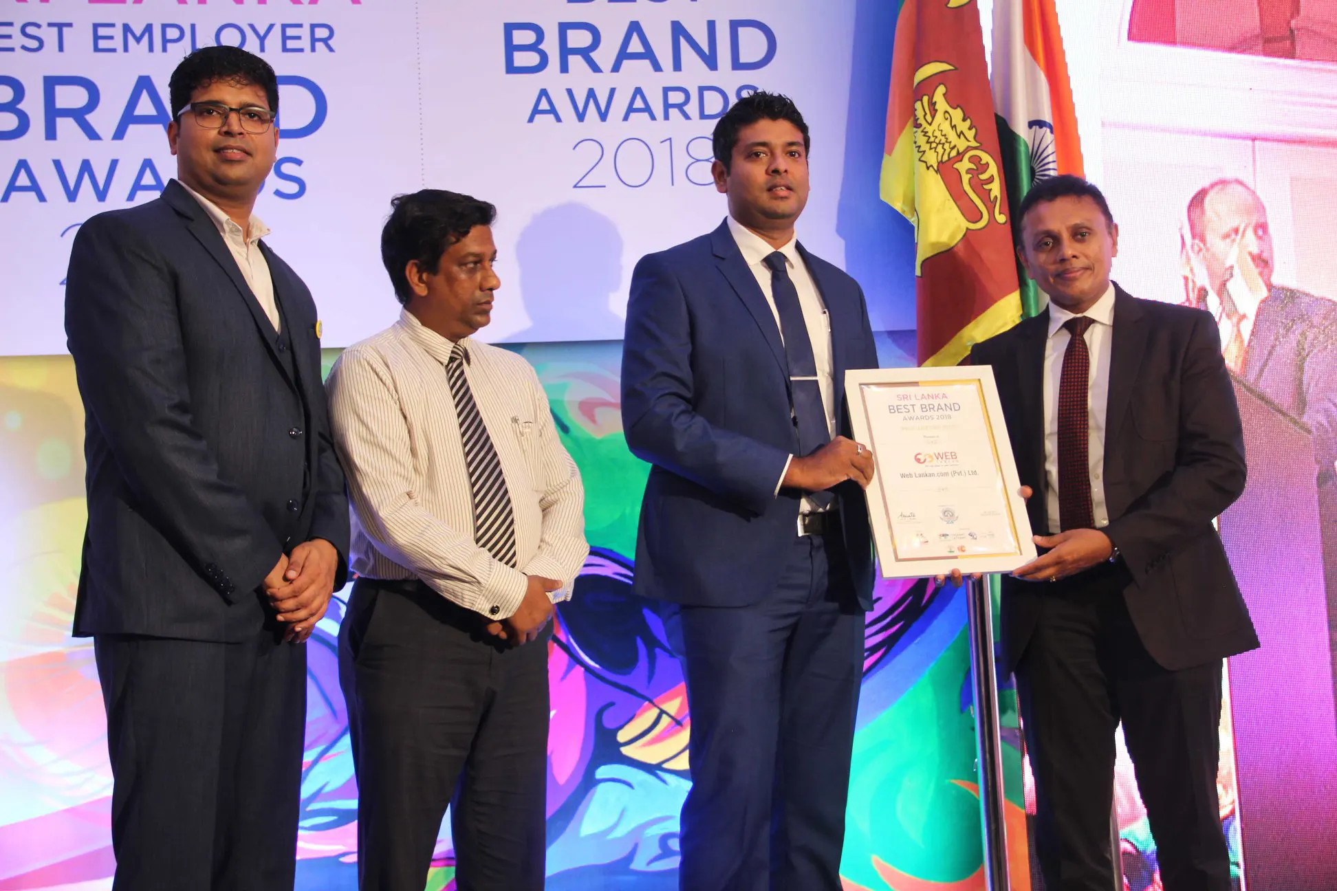 Brand Leadership Award by Best Web LK 2018